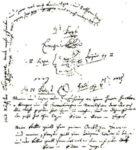 Uma das cartas criativas e liberais de Mozart à sua querida prima.